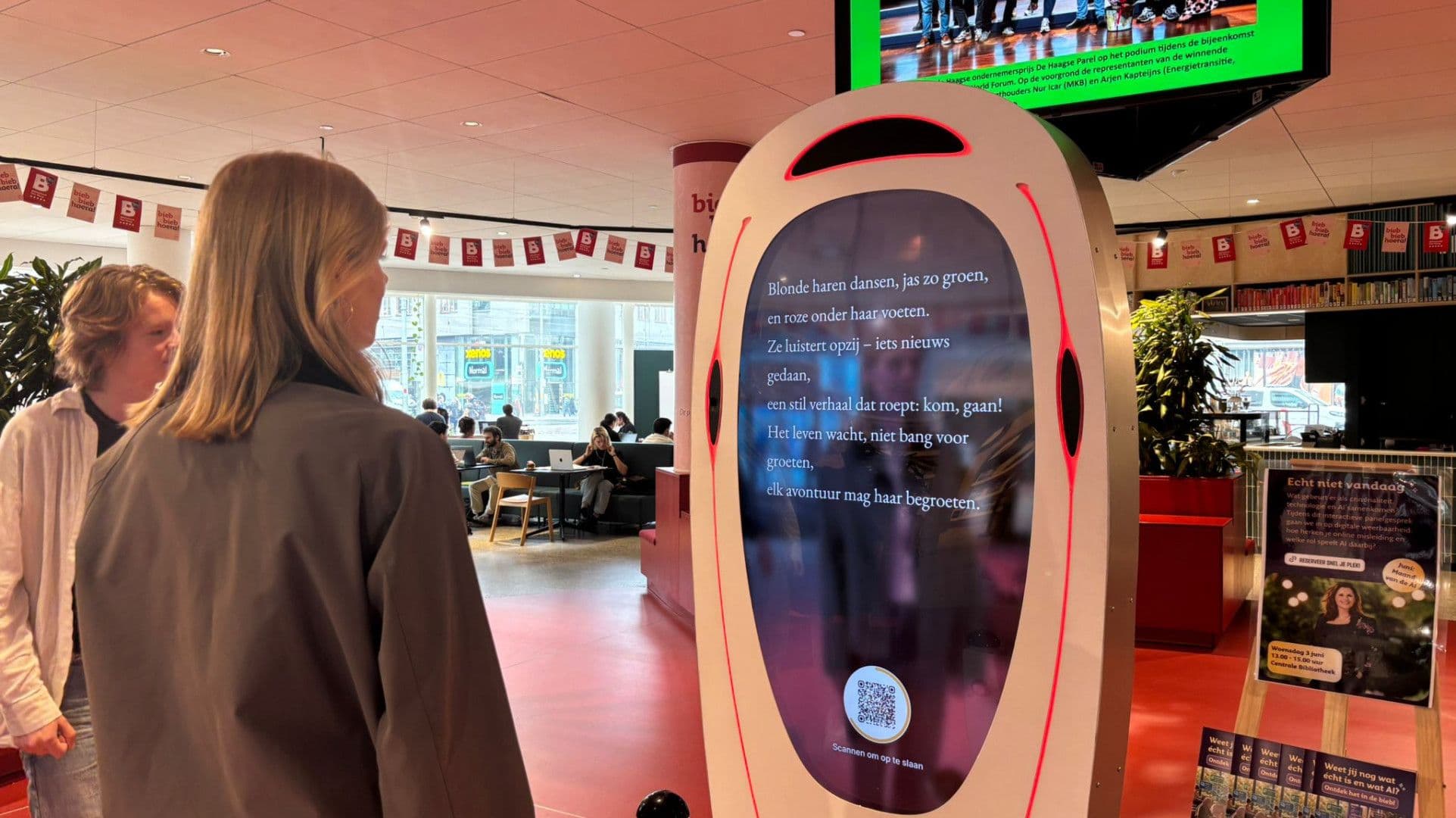 Den Haag FM: Poem Booth on the Red Dot During the Month of AI