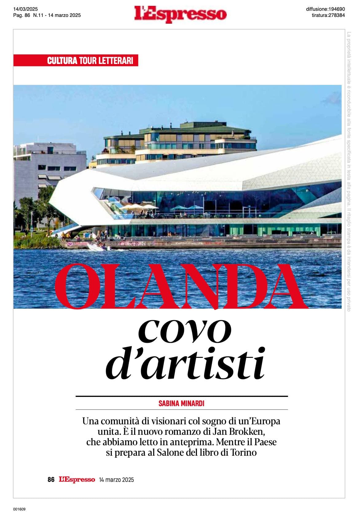 L'Espresso belicht VOUW's Poem Booth in groot artikel over Nederlandse literatuur